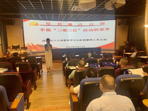 麗水電大開放教育學(xué)生網(wǎng)上黨組織開展廉潔教育活動(dòng)